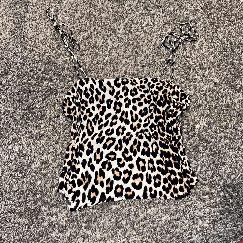 Leopard print tank, H&M size x-small.